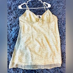 H&M Light green floral dress